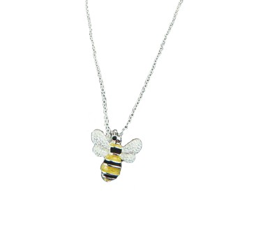 Clogau Honey Bee Sterling Silver Necklace