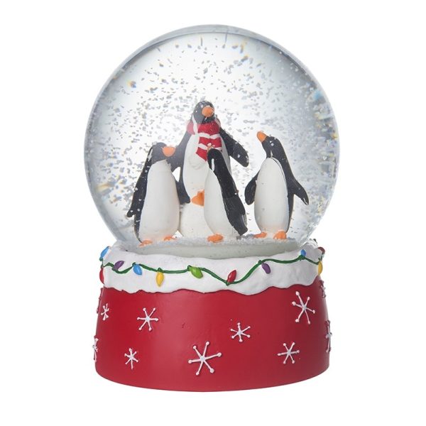 Penguin snow globe musical