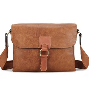 Bag brown canvas strap