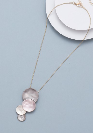 necklace muted pinks