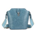 Small light blue bag canvas strap