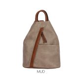 Taupe backpack ME096