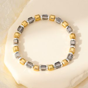 Bracelet gold grey