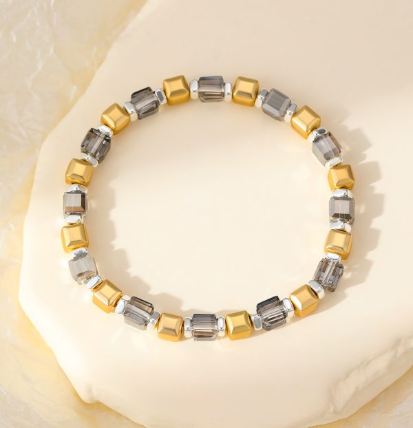 Bracelet gold grey